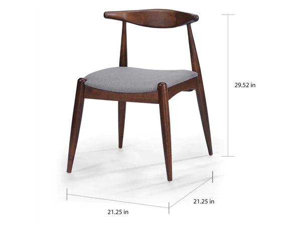 Rich Solid Teakwood 4 Seater Dining Table With Cushioned Chairs