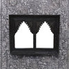 Hand Carved Modern Mango Solid Wood Black Finish Mirror Frame