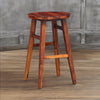 Classic Sheesham Wood Honey Oak Finish Bar Stool