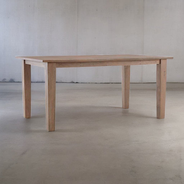Modern SolidWood Dining Table in Natural Finish