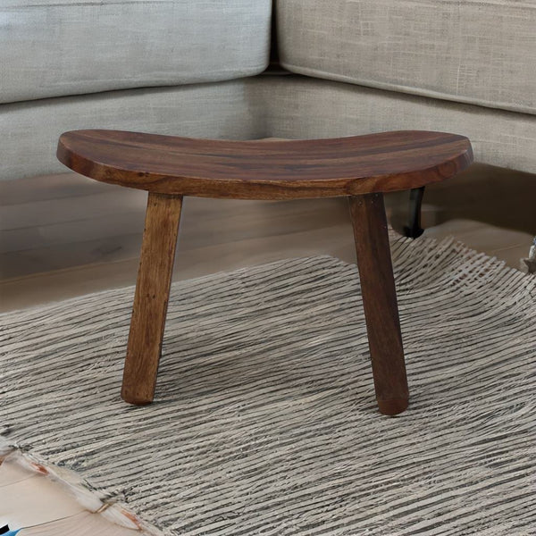 small foot stool, wooden foot stool