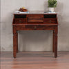 solid wood study desk, wooden study desk