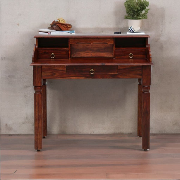 solid wood study desk, wooden study desk