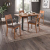 Rao Solid Sheesham Wood 4 Seater Dining Table Set