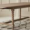 Modern Bobbin 8 Seater Wooden Dining Table