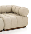 Lave 3 Seater Boucle Sofa - White Finish
