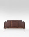 Classic Rattan Solid Wood Day Bed- Brown Finish