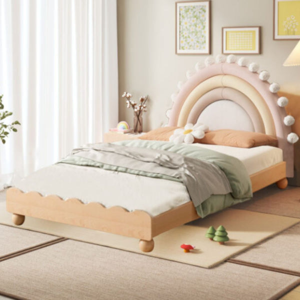 Kids Soft Padded Rainbow Bed