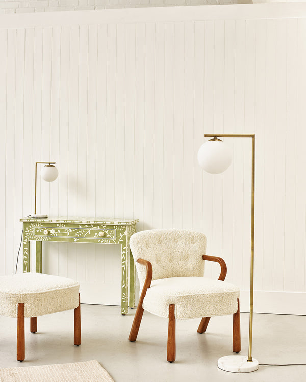 Greeni Bone Inlay console table