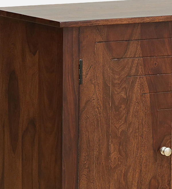 Wooden Shoe Cabinet In Provincial Teak Finish