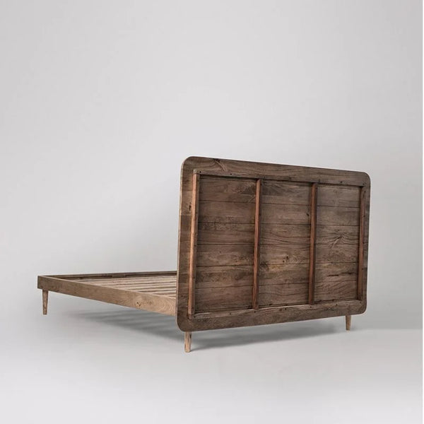 Juniper Solid Wood Bed in Natural Finish - All Sizes