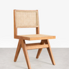 RattanSolid Wood Armless Chair