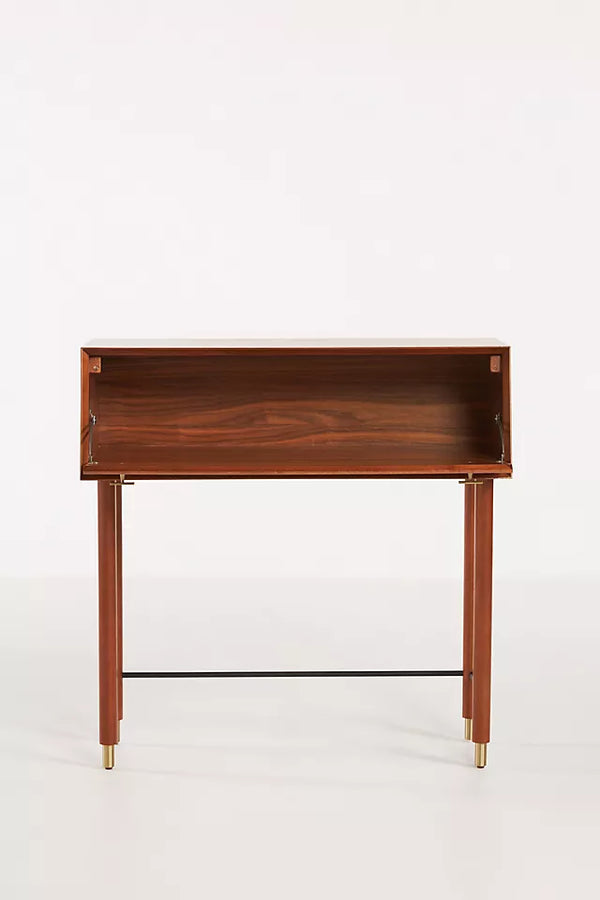 Solid Wood Study Table - Secretary Desk For Office