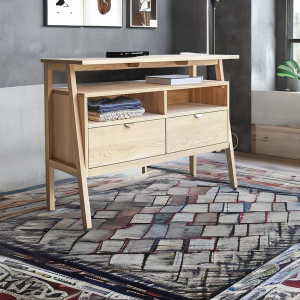 Mango Wood Office Desk - Color: Natural