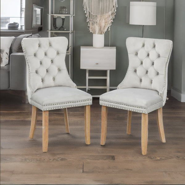 Luxury Solid Wood 4 Seater Dining Table Set With Upholstered Chairs