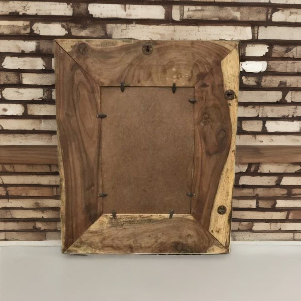 Bone Inlay Hand Painted Indian Mirror Frame