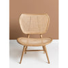 Rattan Sheesham Wood Lounge Chair