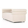 Modern 3 Seater Fabric Sofa - Cream Finish