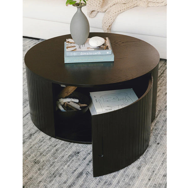 Modern Round Storage Coffee Table