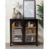 Classic Arch Cabinet In Black