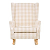 Kids 2 in 1 Gingham Nursery Chair