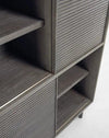 Modern Goa Torpedo Classy Mango Wood Brown Bookcase