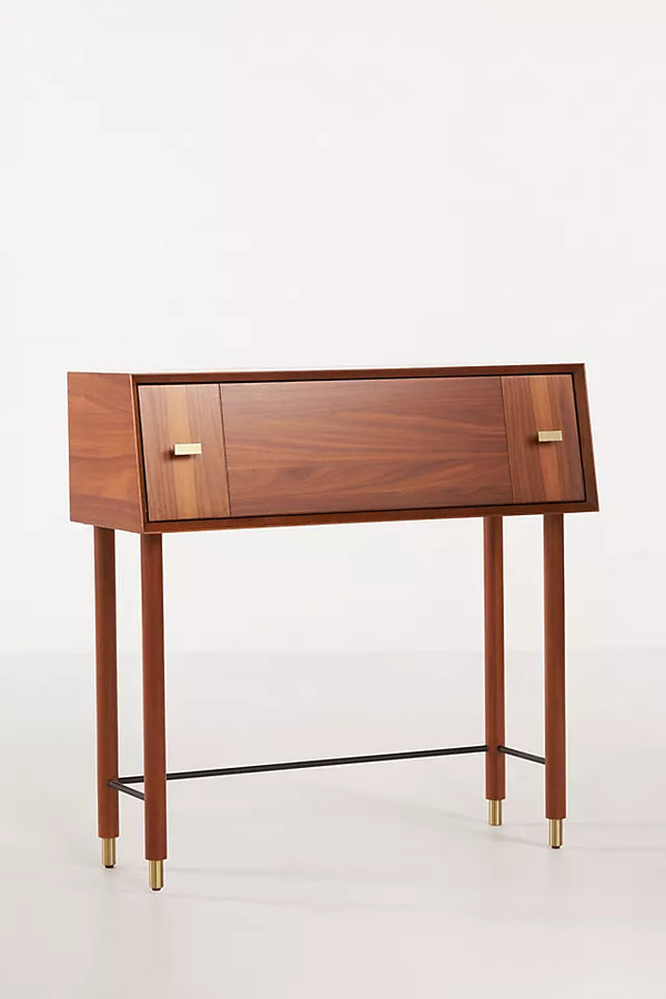 Solid Wood Study Table - Secretary Desk For Office