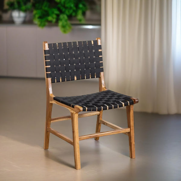 Classic Solid Wood Dining Table Set Leather Chairs – 4 Seater, 6 Seater – All Sizes