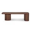 Modern Clean Solid Walnut Coffee Table