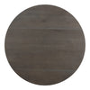 Modern Solid Round Coffee Table In Brown