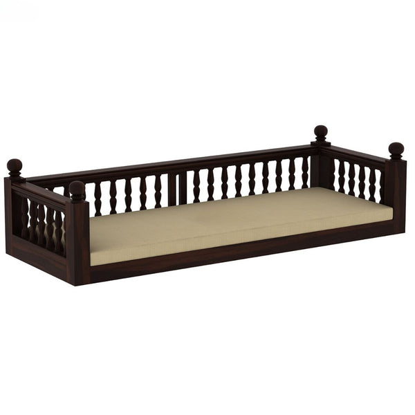 Classic 2 Seater Wooden Swing Chair | Walnut finish