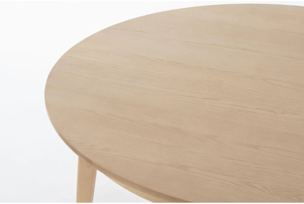 Mariko Rattan Solid Wood Round Dining Table Set - 4 Seater, 6 Seater - All Sizes