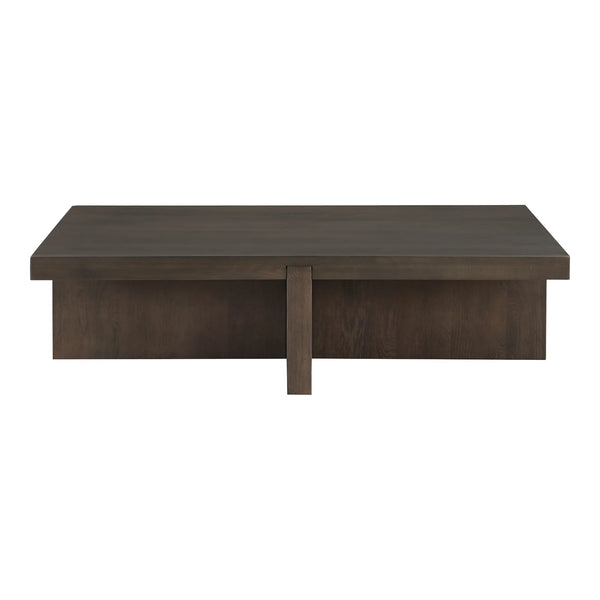 Modern Rectangular Clean Solid Walnut Coffee Table