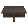 Modern Rectangular Clean Solid Walnut Coffee Table