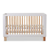 Baby Cot In Natural And White Finish