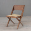 Modern Rattan Solid Wood Dining Chair