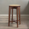 Modern Rattan Solid Wood Stool