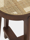 Modern Rattan Solid Wood Stool