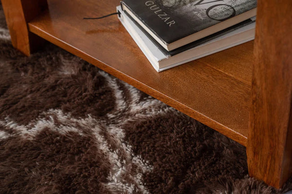 Modern Classy Neva Vintage Solid Mango Wood Nightstand for Bedroom