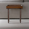 Classic Sheesham Wood End Table - Brown Finish