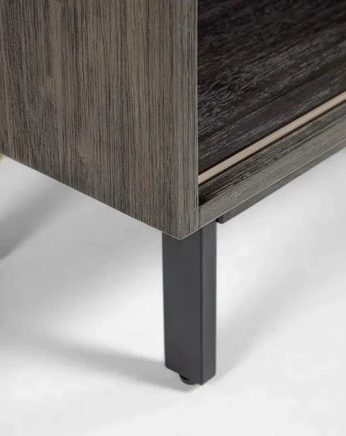 Modern Goa Torpedo Classy Mango Wood Brown Bookcase