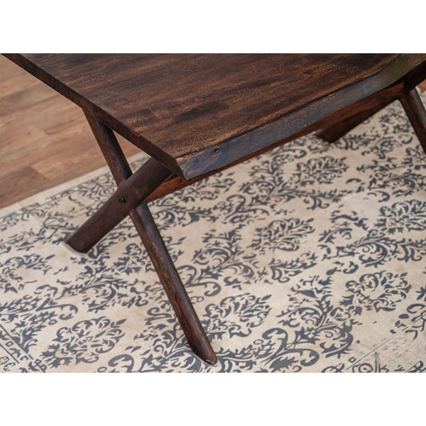 Colonial Solid Acacia Wood Dining Table Set With Chairs - 4 Seater, 6 Seater - All Sizes