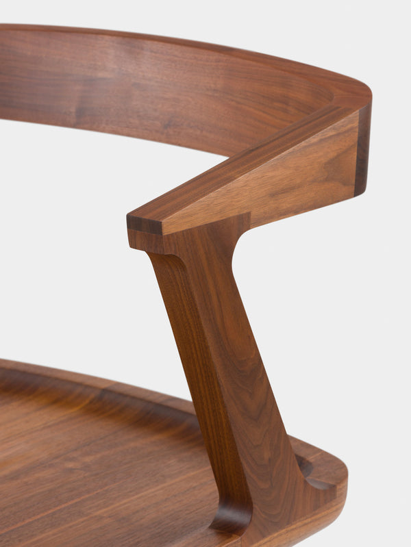 Modern Solid Wood Dining Arm Chair