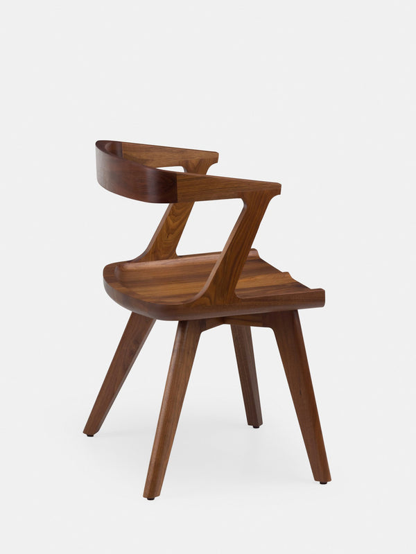 Modern Solid Wood Dining Arm Chair