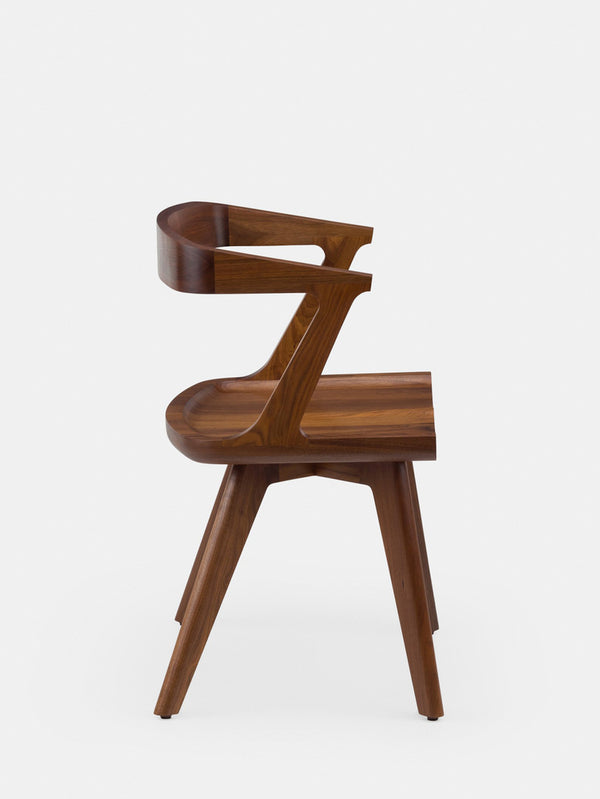 Modern Solid Wood Dining Arm Chair
