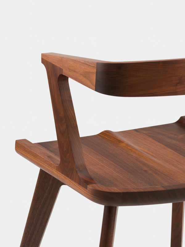 Modern Solid Wood Dining Arm Chair