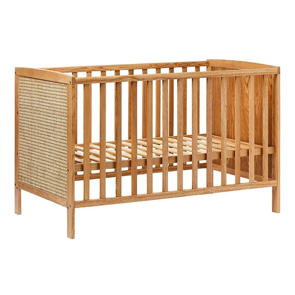 Rattan Baby Cot In Natural Finish