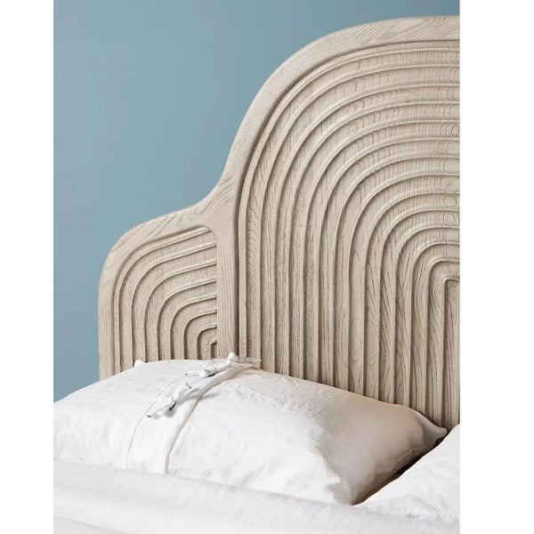 Bohemian Solid Wood Carved Bed – All Sizes