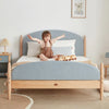 Kids Queen Bed with Fabric Covers