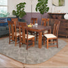 Colonial Solid Wood 6 Seater Dining Table Set